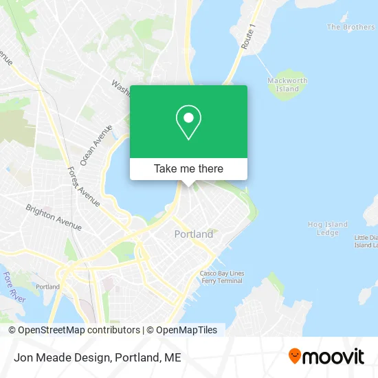Mapa de Jon Meade Design