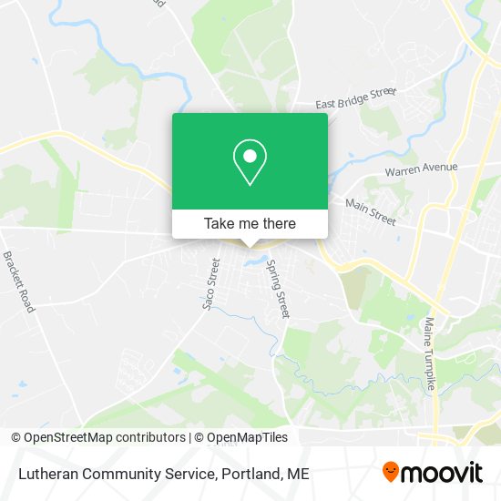 Lutheran Community Service map