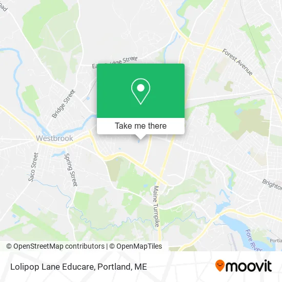 Mapa de Lolipop Lane Educare