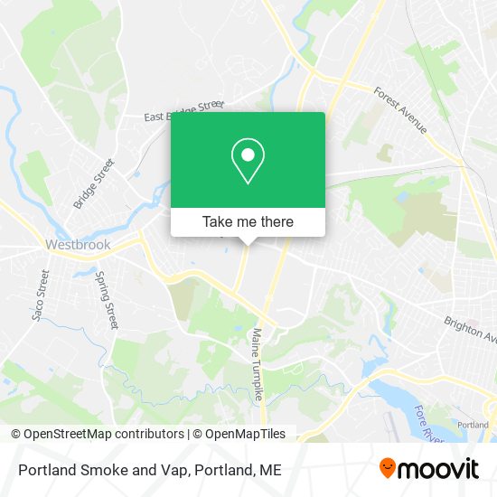 Portland Smoke and Vap map
