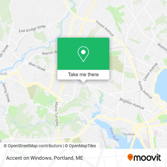 Accent on Windows map