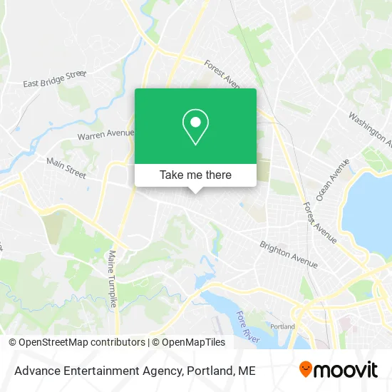 Advance Entertainment Agency map
