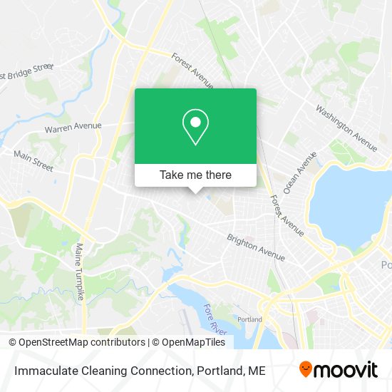 Immaculate Cleaning Connection map