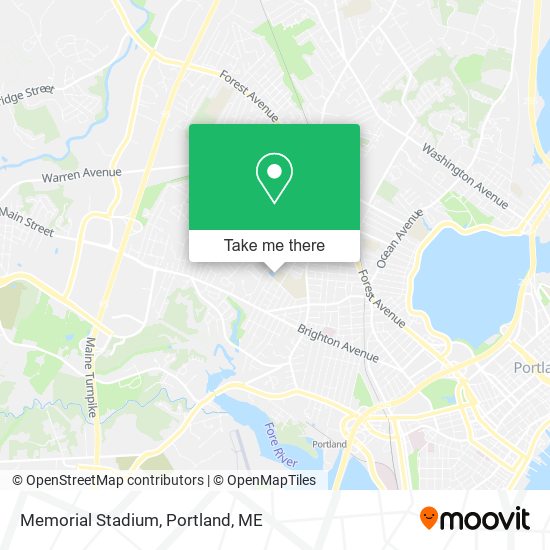 Memorial Stadium map