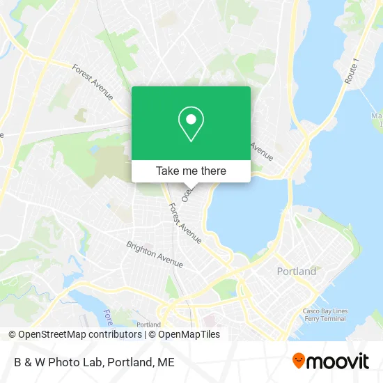B & W Photo Lab map