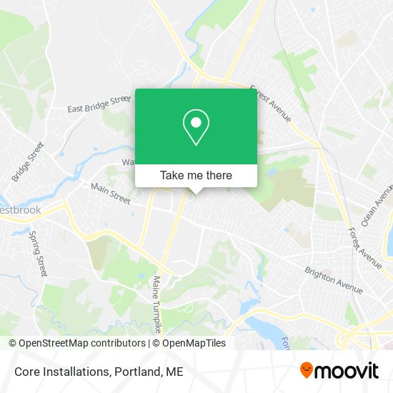 Mapa de Core Installations