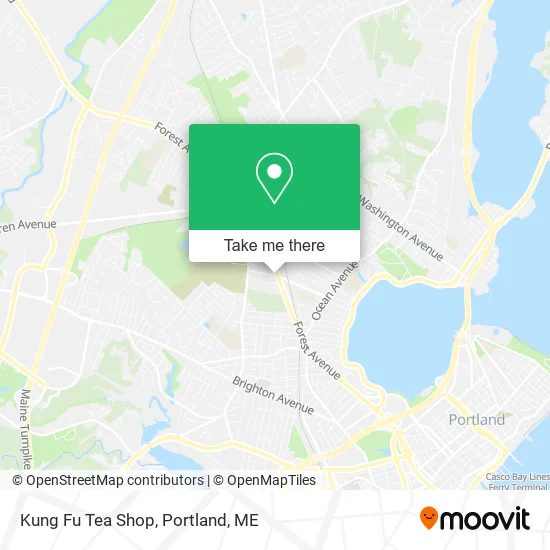 Kung Fu Tea Shop map