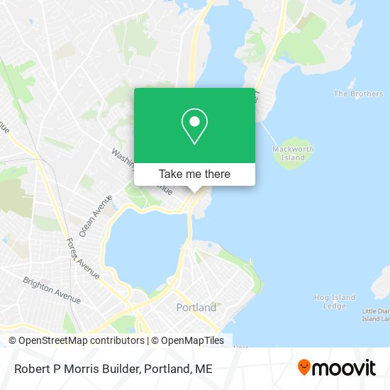 Robert P Morris Builder map