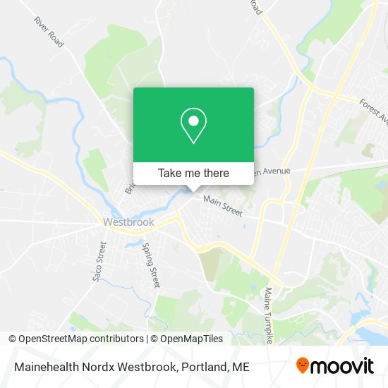 Mainehealth Nordx Westbrook map