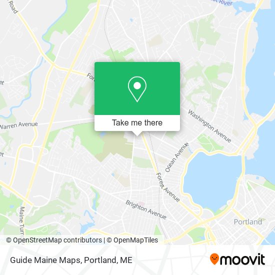 Guide Maine Maps map