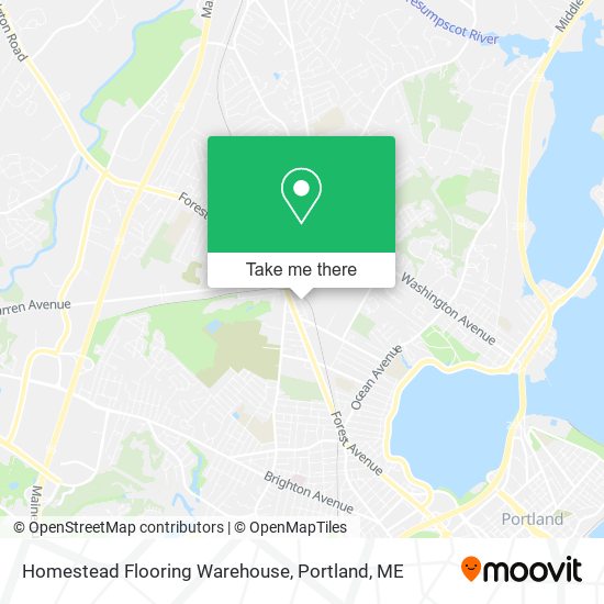 Homestead Flooring Warehouse map