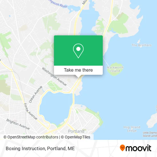 Boxing Instruction map