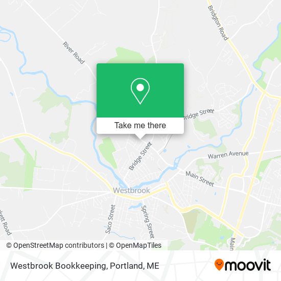 Westbrook Bookkeeping map