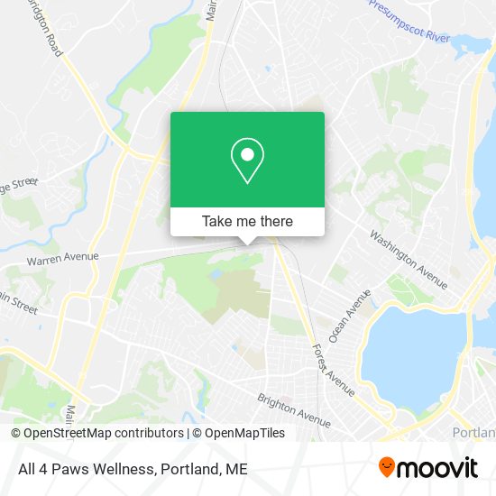 All 4 Paws Wellness map