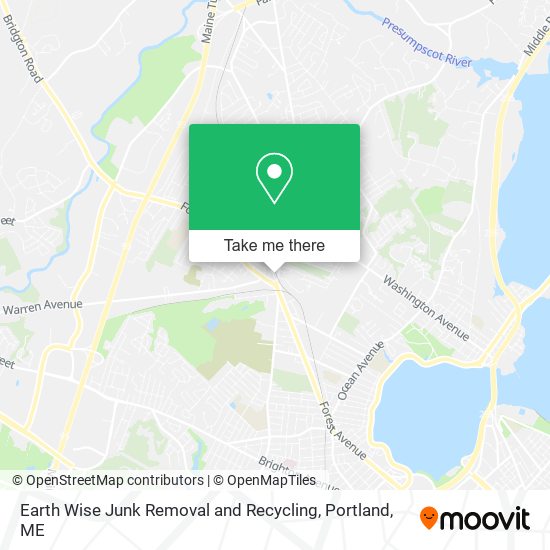 Earth Wise Junk Removal and Recycling map