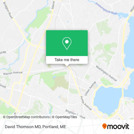 David Thomson MD map