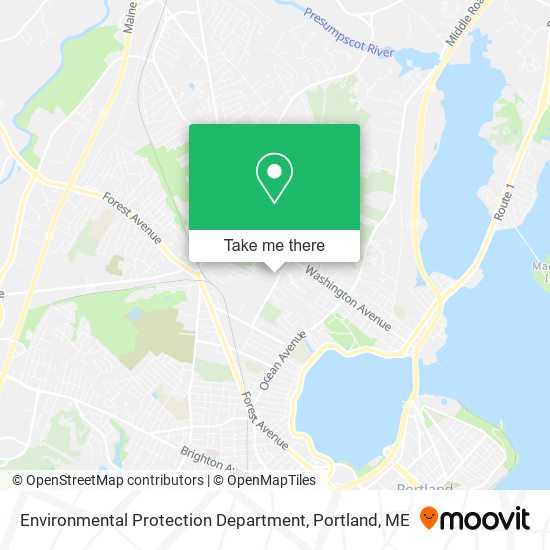 Environmental Protection Department map