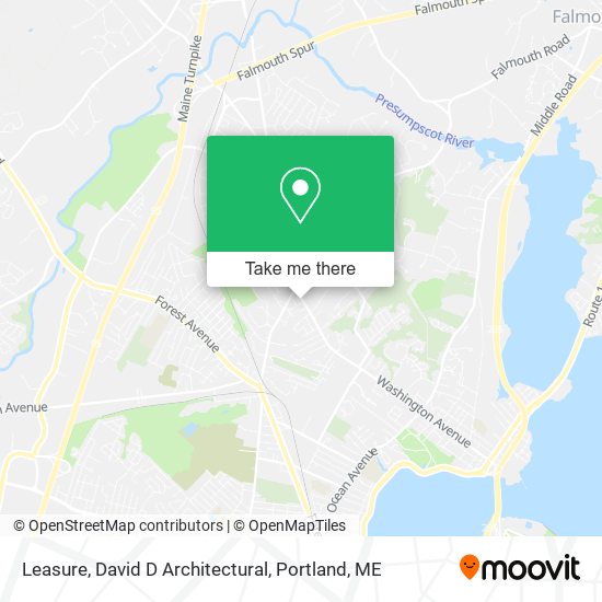 Mapa de Leasure, David D Architectural