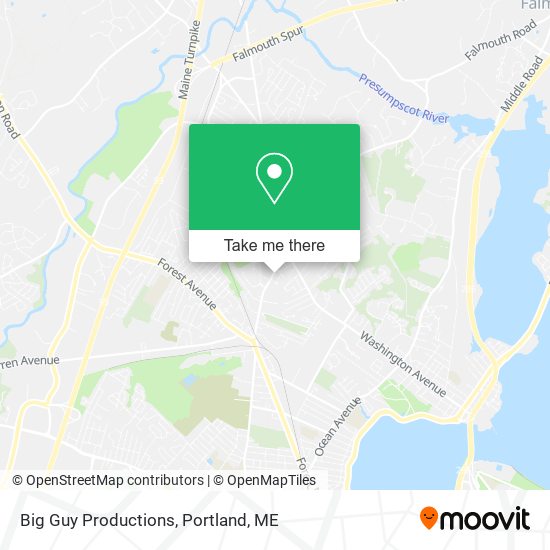 Big Guy Productions map