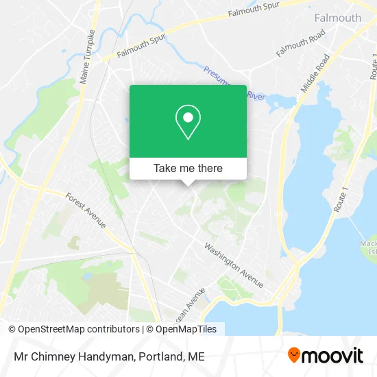 Mr Chimney Handyman map