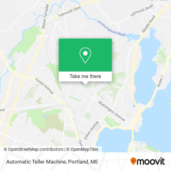 Automatic Teller Machine map