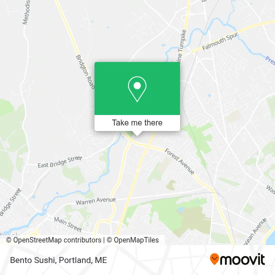 Bento Sushi map