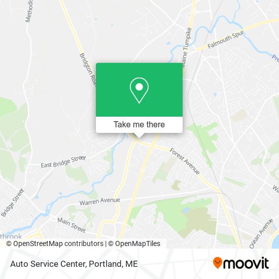 Auto Service Center map