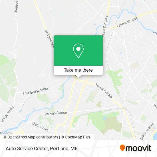 Auto Service Center map