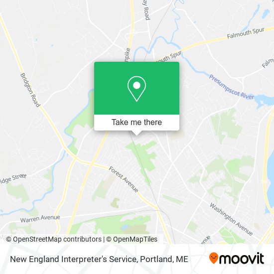 New England Interpreter's Service map