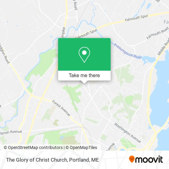 The Glory of Christ Church map