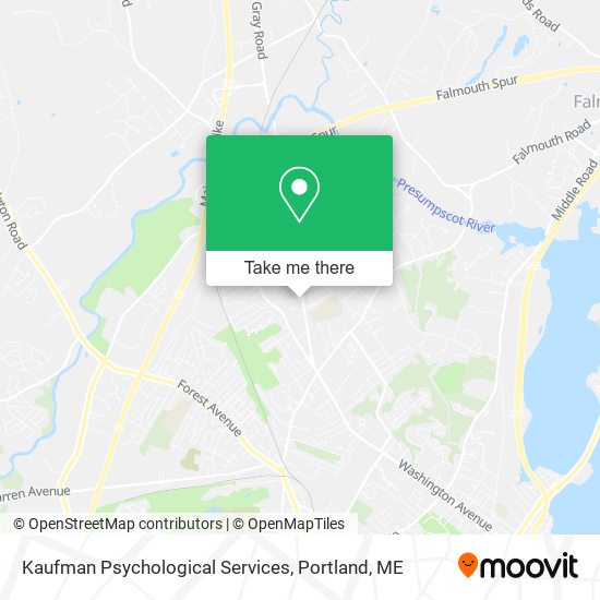 Kaufman Psychological Services map
