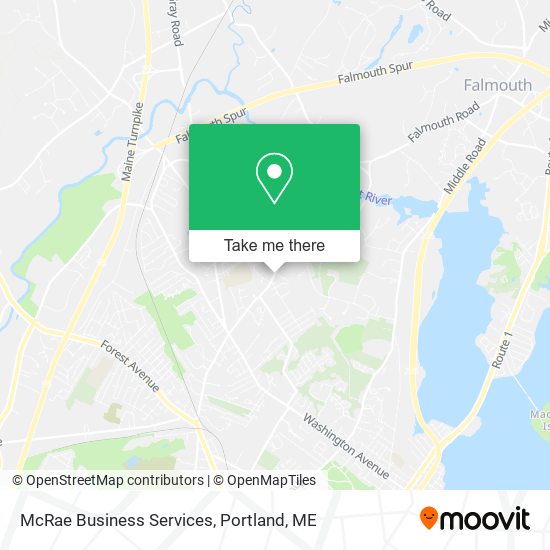 McRae Business Services map