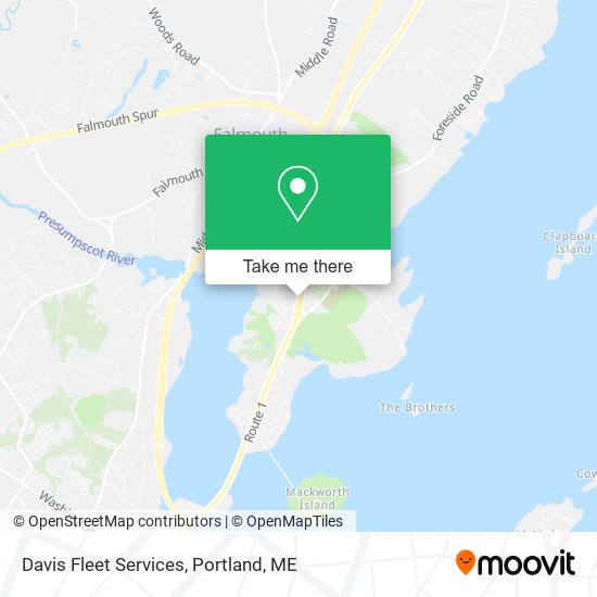 Davis Fleet Services map