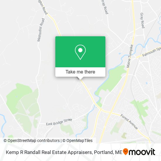 Kemp R Randall Real Estate Appraisers map
