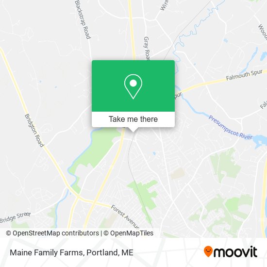 Maine Family Farms map