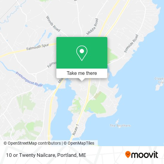 Mapa de 10 or Twenty Nailcare