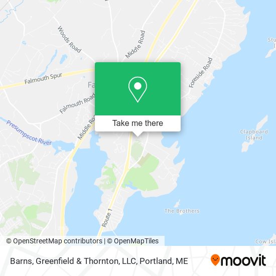 Barns, Greenfield & Thornton, LLC map