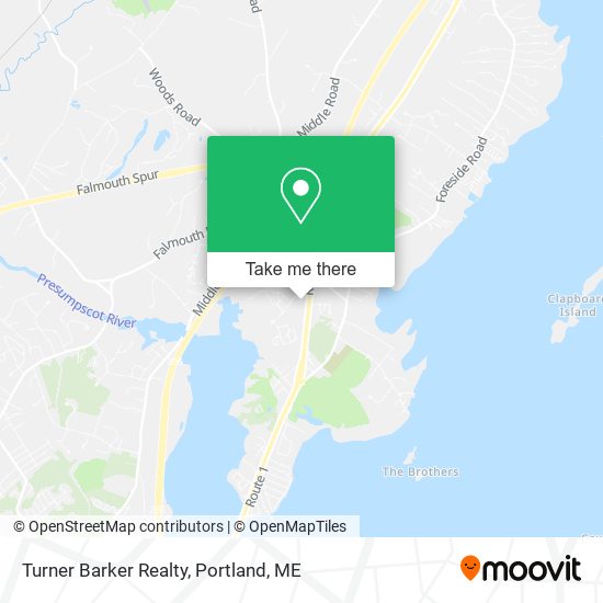 Turner Barker Realty map