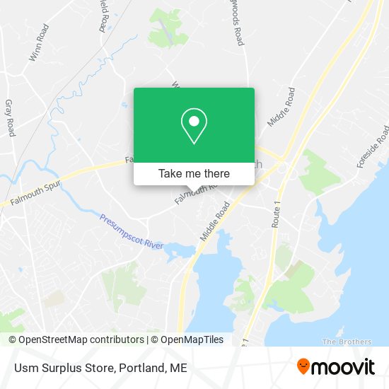 Usm Surplus Store map