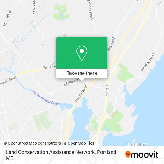 Mapa de Land Conservation Assistance Network