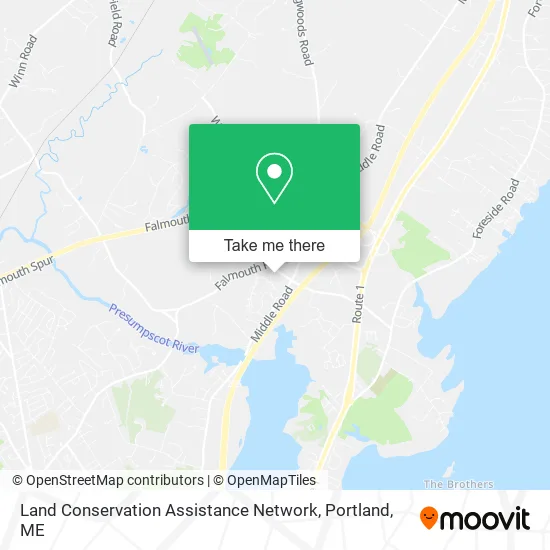 Land Conservation Assistance Network map