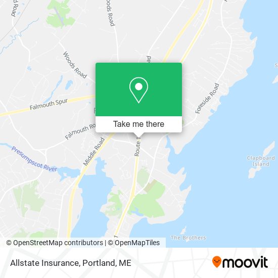 Allstate Insurance map