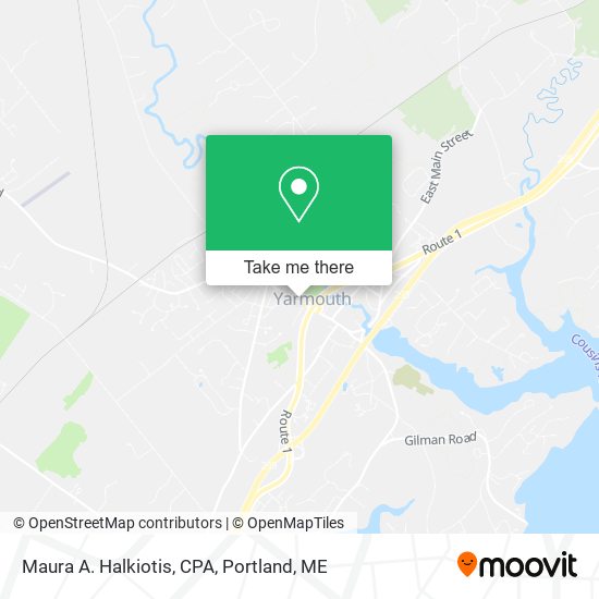 Maura A. Halkiotis, CPA map