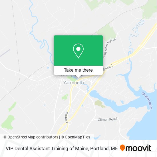 Mapa de VIP Dental Assistant Training of Maine