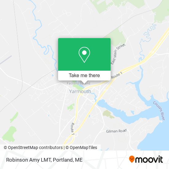 Robinson Amy LMT map