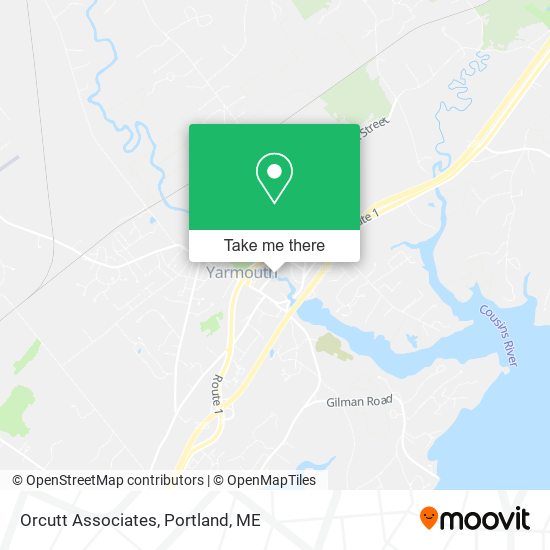 Orcutt Associates map