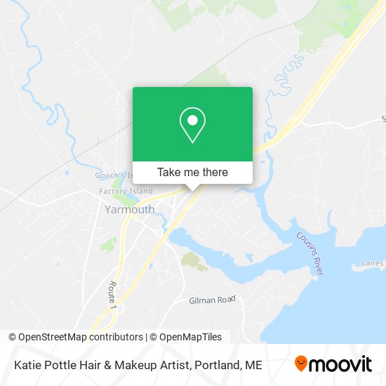Katie Pottle Hair & Makeup Artist map