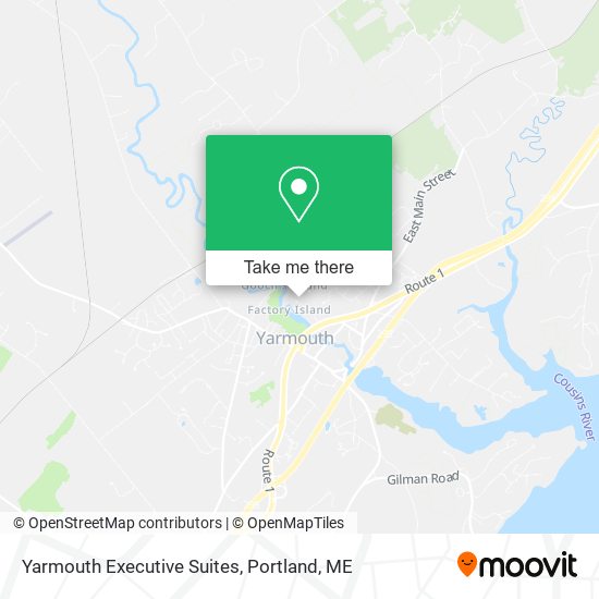 Mapa de Yarmouth Executive Suites