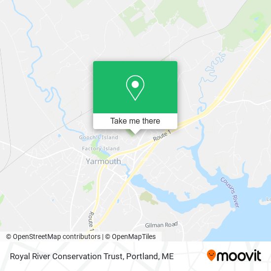 Royal River Conservation Trust map