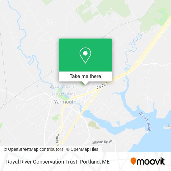 Mapa de Royal River Conservation Trust